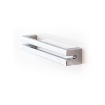 Maniglia con linee parallele effetto alluminio 140x25x27mm - 315 Railway