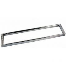 Maniglia cromata doppia per box doccia 2B Q800CR0