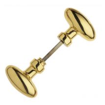 Maniglia della porta - ottone lucido