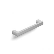 Maniglia Geometric per mobili camera colore effetto alluminio 124 x 14 mm