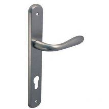 Maniglia goccia cromo placca foro sagomato