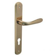 Maniglia goccia ottone placca foro sagomato