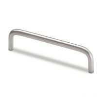 Maniglia per mobile Avenio Acciaio nichelato opaco 128mm D.10mm Hettich