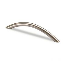 Maniglia per mobile Nicia Optik satinato acciaio 192mm D.10mm Hettich