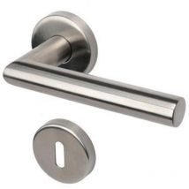 Maniglia novanta rosetta foro patent Cottali acciaio inox satinato