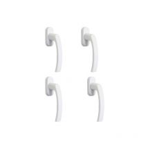 Maniglia per finestra Eva, alluminio bianco lucido Kintech