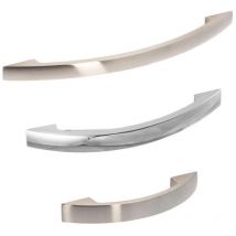 Maniglia per mobili in stile moderno linea Design 30 - 96 Cromo Lucido