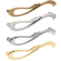 Maniglia per mobili linea Decor serie 37 Giusti 128 Cromo Lucido