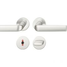 Maniglia per porta 12 1267 Alu. 0105 WC tondo DIN sinistra / destra R / R FSB