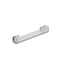 Maniglia Pvc per cucina Tipo Omega effetto trasparente con inserti cromati lucidi interasse 160mm