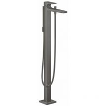 Metropol - Miscelatore per vasca da bagno a pavimento, cromo nero spazzolato 32532340 - Hansgrohe