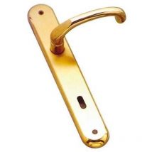 Maniglia giada con placca foro Yale