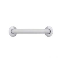 Maniglione disabili barra sicurezza bagno acciaio bianco 30 cm Nofer 15054.30.F