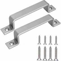2 Pz Maniglia per Porta Scorrevole 20cm Maniglie per Porte Mobili con Viti per Capanno Giardino Armadio