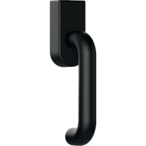 Hewi - Manilla para ventana 111PBFGA Poliamida 90 negro profundo mate 30 mm con cerradura