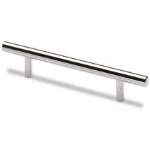 Hettich - Tirador para mueble Hale Acero cromado pulido 192mm D.12mm