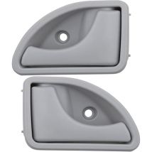 Longziming - Manija interior de puerta delantera izquierda derecha, compatible con Renault 1997 1998 1999 2000 2001 2002 2003-2007 Kangoo 1997-2003