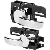 Sjlerst - Manija interior Qashqai Manija de puerta Qashqai, manija de puerta interior izquierda Kit de manija de puerta interior izquierda y derecha