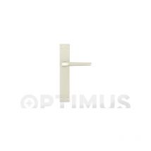 Ghidini - manilla aluminio con placa (juego) F2 champan - 2100C