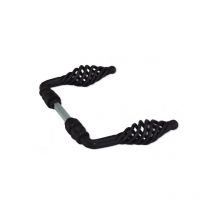 Dt 2000 - Manilla de doble palanca Bretagne de hierro negro.