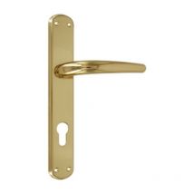 Frosio Bortolo - Manilla dorada brillante con placa Q8/FY