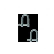 Viso - Carte 2 manilles acier zingué Ø8 mm MAN802NP