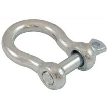 Websilor - Manilles lyres ordinaires acier zingué axe 8 mm boîte de 5 pièces - pramac