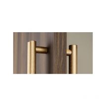 Viefe - Manillón moon para puertas - l 1096mm c 1056mm / inox look ( doble cara )