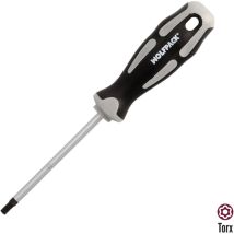 Destornillador Torx Inviolable Acero S2 Mango TPR Bimaterial. Medida T27 x Ø 6,0 x 100 mm.