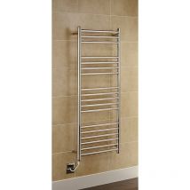 Greenhoused Riga Electric Stainless Steel Towel Rail 600x1000mm Towel Warmer Mirror Polished Finish