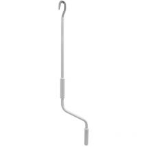 Brimic - Manivelle inférieure d'auvent TLD06 1200mm 10443 micel - Pour ouvrir et fermer les stores - Matériel en acier - Finition blan