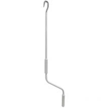 Brimic - Manivelle Moyenne pour Auvent TLD06 1500mm 10445 Micel - Manivelle Acier - Dimensions 180x180x1500mm - Finition Blanche