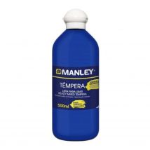 Bote 500ml Tempera Liquida Manley Azul Os Mnp18926