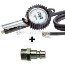 Wonder - manómetro pistola inflador neumáticos eurodainu bar psi michelin + rápida