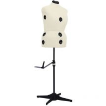 Happyshopping - Mannequin de robe ajustable pour femme Crème l Taille 44-50