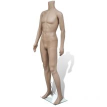 Le Poisson Qui Jardine - Mannequin Homme Sans tête. Idéal magasins de vêtements, Vente Sur Vinted ou Le Bon Coin - Beige