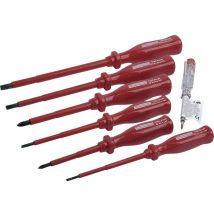Kit cacciaviti vde 7 parti Brüder Mannesmann Taglio, Croce Phillips