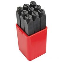 M 245-10 9 parti kit lettere Altezza lettere: 10 mm - Brüder Mannesmann