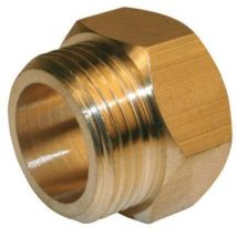 Männlicher/weiblicher Nippel 15 x 21 – Messing – 15mm – 21mm