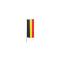Mannus - Bandera con pluma/bandera del país formato 1,2 x 3 m Bélgica