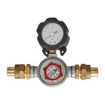 Mano-détendeur haute pression Propane avec manomètre 8kg/h - 0,5 à 3b - à souder 12 Favex