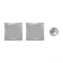 Karcher Design - Manœuvres rosace carrée pour porte coulissante usinage ø 48 mm inox satiné