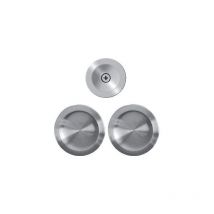 Karcher Design - Manœuvres rosace ronde pour porte coulissante usinage ø 48 mm inox satiné