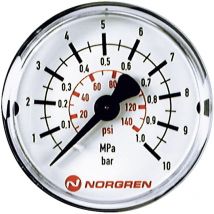 Norgren - imi Manometer 18-015-889 Anschluss (Manometer): Rückseite 0 bis 16 bar Außengewinde R1/8 1
