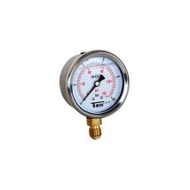 Sferaco - Manomètre boitier inox à bain de glycérine radial Mâle 1/2 (15/21) - Ø100 - Pression 0 / 25 bar