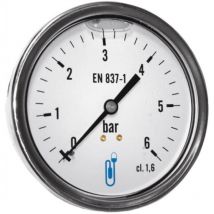 Distrilabo - Manomètre glycèrine radial inox standard - 6 bar