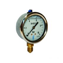 Manomètre glycèrine radial INOX standard - 25 bar - DISTRILABO
