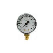 Manomètre gaz radial - 0 à 1,5 bar