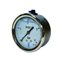 Distrilabo - Manomètre glycèrine axial inox standard - 25 bar