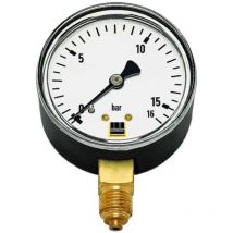 Manomètre mm-s 50-10b G1/4 Plage de mesure 0-10 bar Boîtier 50 mm vertical DGKE670031